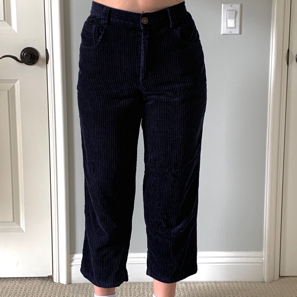 Urban Outfitters Navy Blue Corduroy Pants